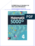 Matematik 5000 Kurs 4 Lärobok 1st Edition Lena Alfredsson Full Chapter Download PDF