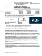 J24 MAT ABACUS CFA Fee Schedule