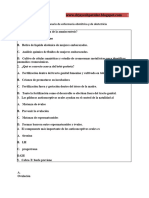 Cuestionario de Enfermería Obstétrica y de Obstetricia