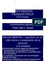 Terminologías de Enfermería Psiquiátrica