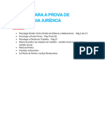 Revisão para A Prova de Pscicoligia Jurídica