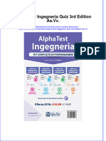 Alpha Test Ingegneria Quiz 3rd Edition Aa - Vv. Full Chapter Download PDF