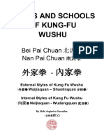 Styles and Schools of Kung Fu Wushu