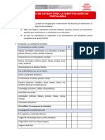 Lista de Cotejo Identificación de Fortalezas