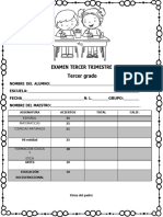 3° Evaluacion Tercer Trimeste Todas Las Materias