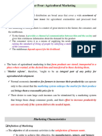 Chapter Four - Agricultural Marketing