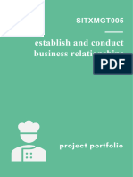 SITXMGT005 Project Portfolio Template