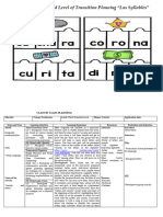 Third Level Transition Planning LAS SYLLABLES Prioritizations