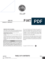 2018 Fiat 500e Owners Manual