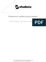 Problemas de Equilibrio Quimico Resueltos