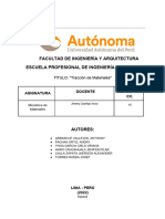 Avance - Proyecto Mecánica de Materiales