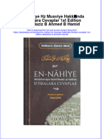 en Nahiye HZ Muaviye Hakkında İftiralara Cevaplar 1st Edition Abdülaziz B Ahmed B Hamid Full Chapter Free