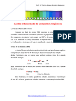 Acidez e Basicidade de Compostos Orgânicos