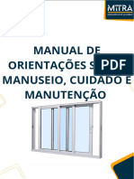 Manual de Orientações Sobre Manuseio, Cuidado e Manutenção