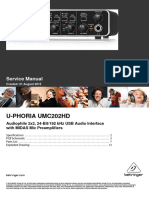 Umc202hd Behringer Audio Interface Service Manual