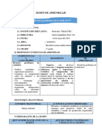 SESIÓN DE APRENDIZAJE Aritmetica (Tabla Del 2)