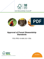 FSC-PRO-10-606 - V2-1 EN - Approval of Forest Stewardship Standards