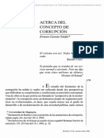 Acerca Del Concepto de Corrupción: Ernesto Garzón Valdés