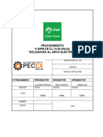 Procedimiento P.40PR - CE.CL.15.00.005.0A "Soldadura Al Arco Eléctrico"