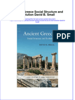 Ancient Greece Social Structure and Evolution David B. Small Full Chapter Free