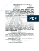 Apelacion de Robo Caso Antonio Miguel Quintero