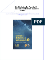 Tratado de Medicina de Família E Comunidade 2 Ed 2nd Edition Gustavo Gusso Full Chapter Free