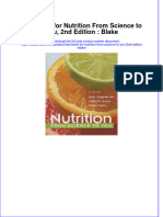 Test Bank For Nutrition From Science To You, 2nd Edition: Blake Download PDF Full Chapter