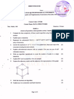 Cst201 Data Structures, December 2022