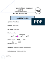 Laboratorio 3 Sistemas y Procesos Costos de Calidad y Mejoramiento Continuo Del Proceso Laura Palma