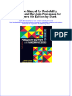 Solution Manual For Probability Statistics and Random Processes For Engineers 4th Edition by Stark Download PDF Full Chapter