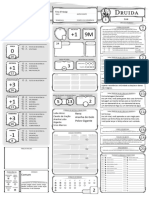 DND 5e - Ficha - Druida - Editavel