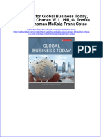 Test Bank For Global Business Today, 6th Edition, Charles W. L. Hill, G. Tomas M. Hult, Thomas McKaig Frank Cotae Download PDF Full Chapter