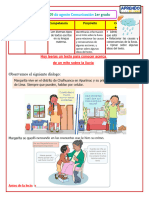 Sesion de Aprendizaje Lunes 09 de Agosto 2021