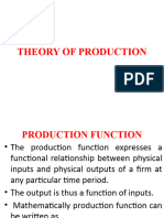 Theory of Production