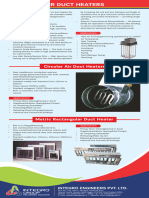 Air Duct Heaters - Integro Engineers PVT LTD