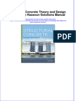 Structural Concrete Theory and Design 6th Edition Hassoun Solutions Manual Instant Download All Chapter