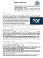 Estigma y Discriminacion Asociada A Esquizofrenia AAFE 2001