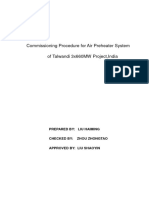 Commissioning Procedure For Air Preheater System