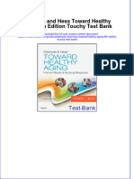 Ebersole and Hess Toward Healthy Aging 8th Edition Touchy Test Bank Instant Download All Chapter