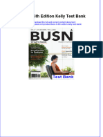 BUSN 6 6th Edition Kelly Test Bank Instant Download All Chapter