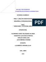 Informe de Las Emociones y Actos Del Habla