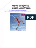 Human Anatomy and Physiology Laboratory Manual Fetal Pig Version 12th Edition Marieb Solutions Manual Instant Download All Chapter