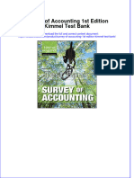 Survey of Accounting 1st Edition Kimmel Test Bank Instant Download All Chapter