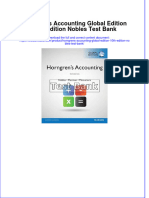 Horngrens Accounting Global Edition 10th Edition Nobles Test Bank Instant Download All Chapter