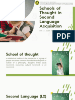 Schools of Thought in Second Language Acquisition