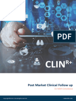 Post Market Follow Up (PMCF) Document Under EU MDR