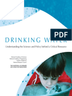 Drinking Water Understanding The Science and Policy Behind A Critical Resource