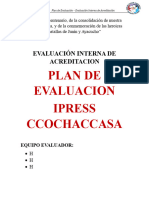 Paso 1 Modelo de Plan de Autoevaluacion para Ipress I-3 V2