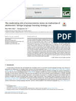 The Moderating Role of Socioeconomic Status On Motivation of Adoles 2018 Sys