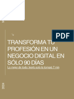 Transforma Tu Profesion en Un Negocio Digital en 90 Dias